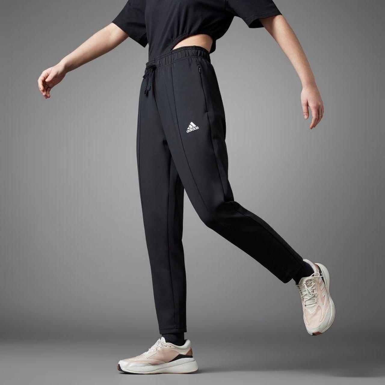 Adidas black skinny fashion sweatpants