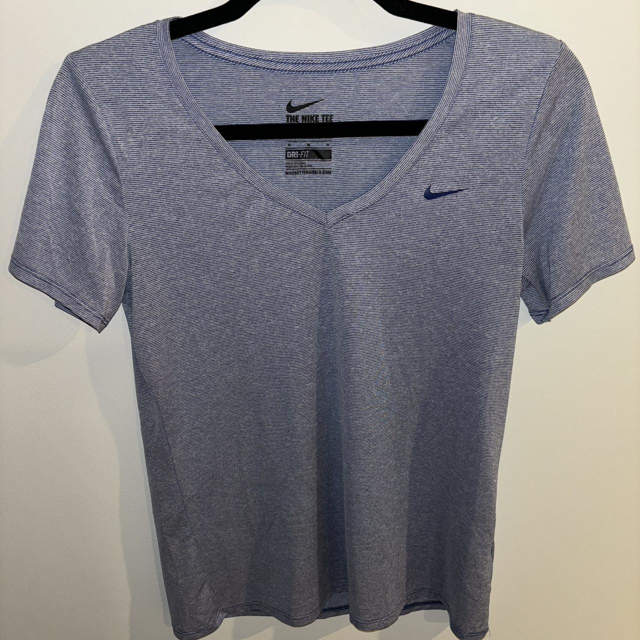 striped nike shirt women's