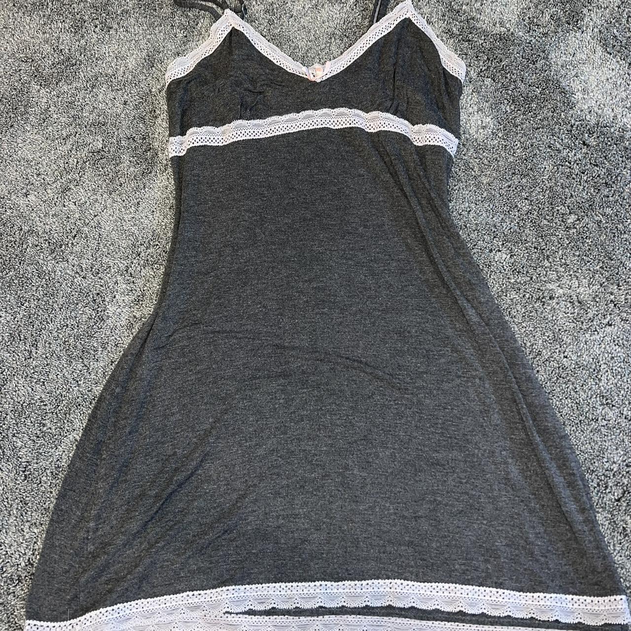 super cute baby doll dress/night gown M-XL -grey,... - Depop