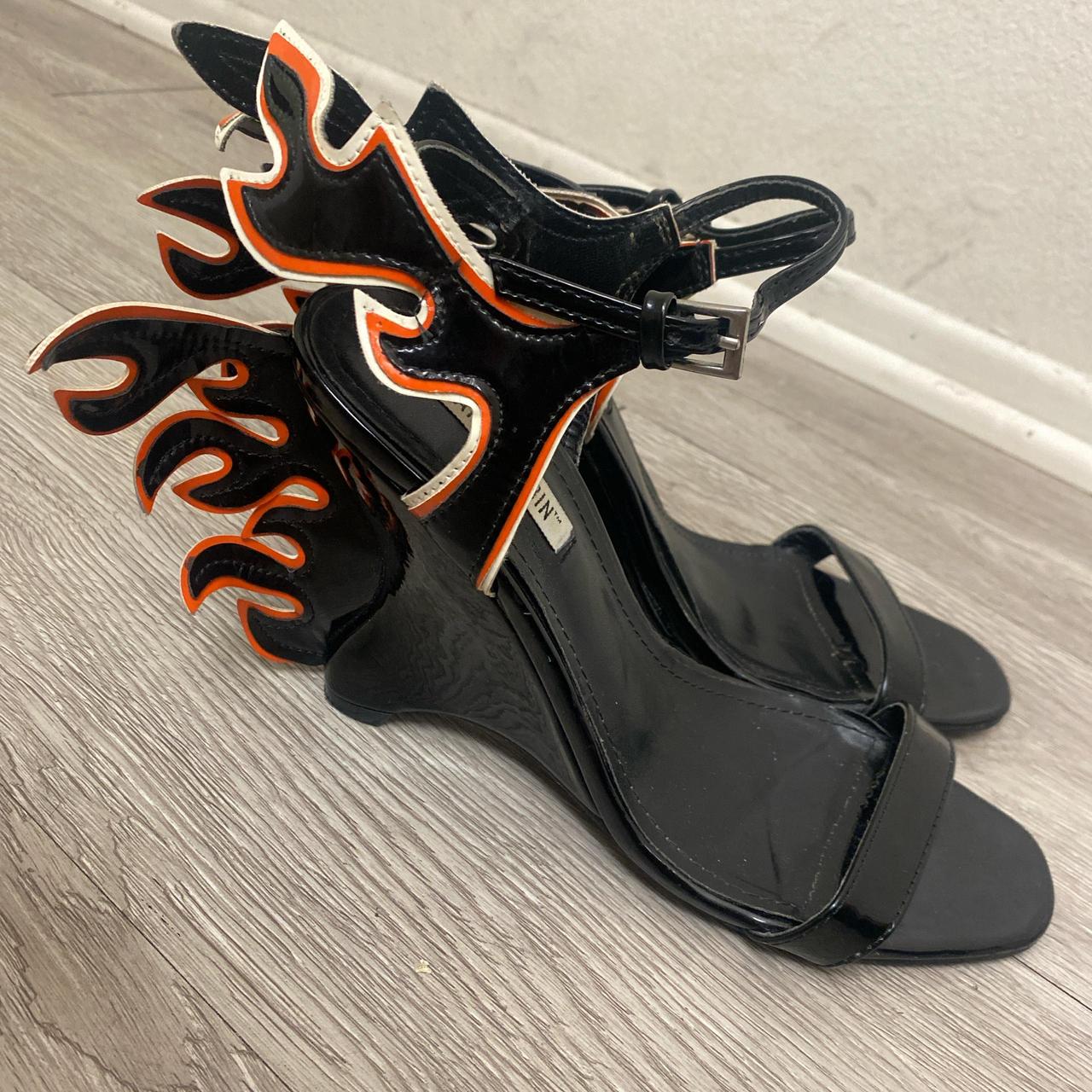 Flame wedge heels online