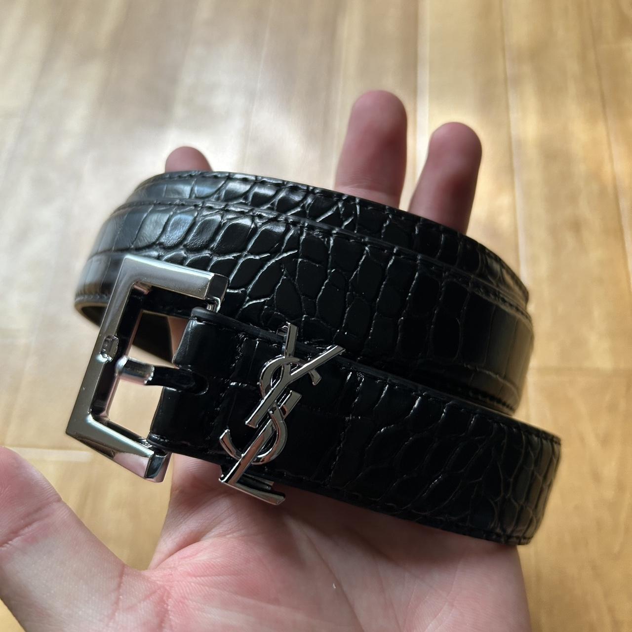 CELINE by Hedi Slimane Slim Leather Belt : 85 (30