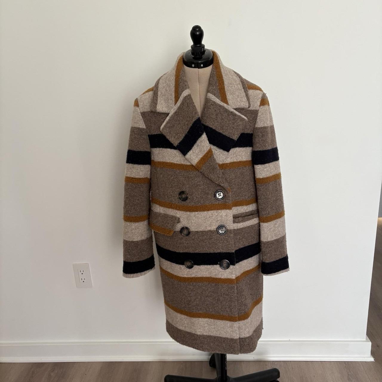 H&M Women's Vest - Navy/Tan - 2 – H&M Womens Coat… - image 1