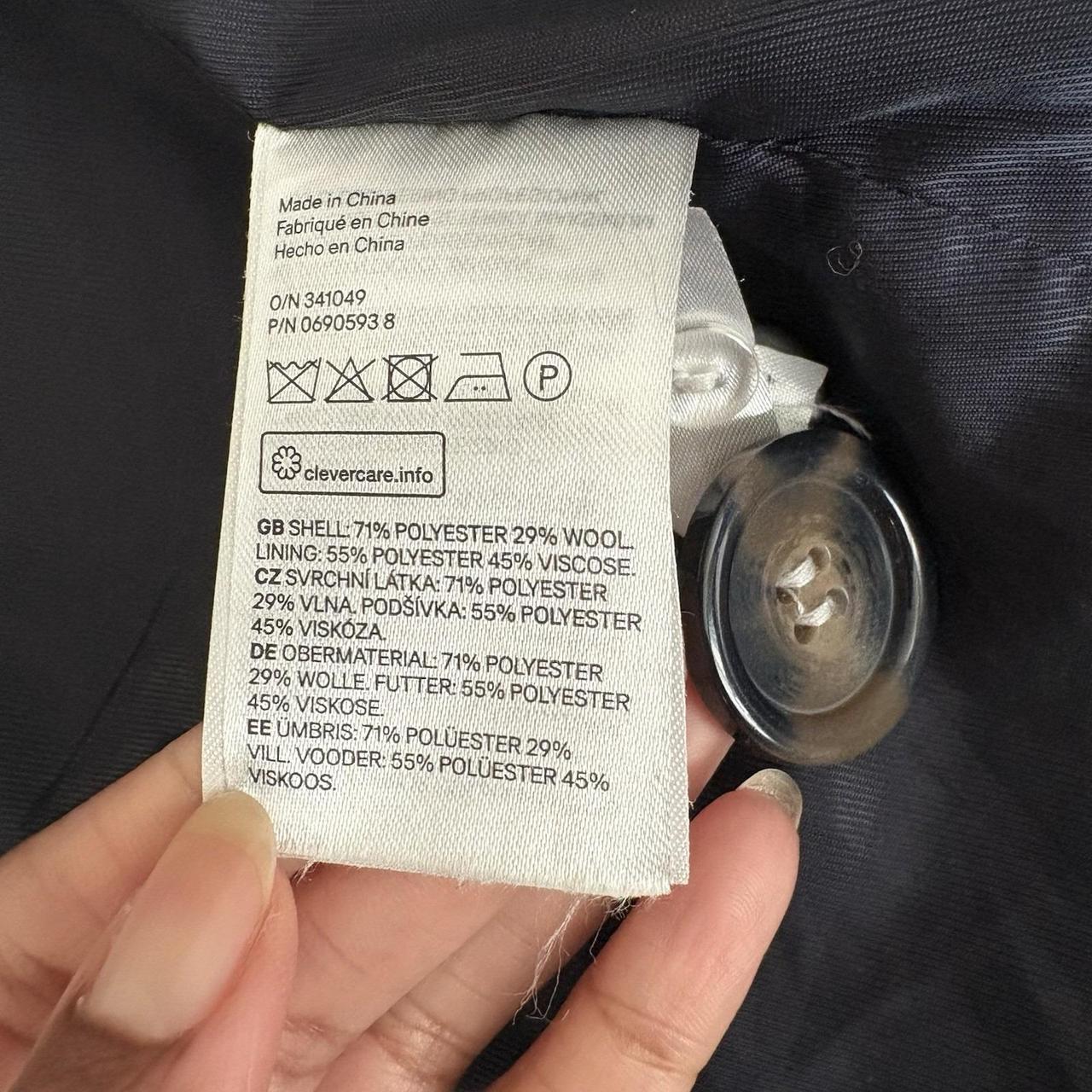 H&M Women's Vest - Navy/Tan - 2 – H&M Womens Coat… - image 7