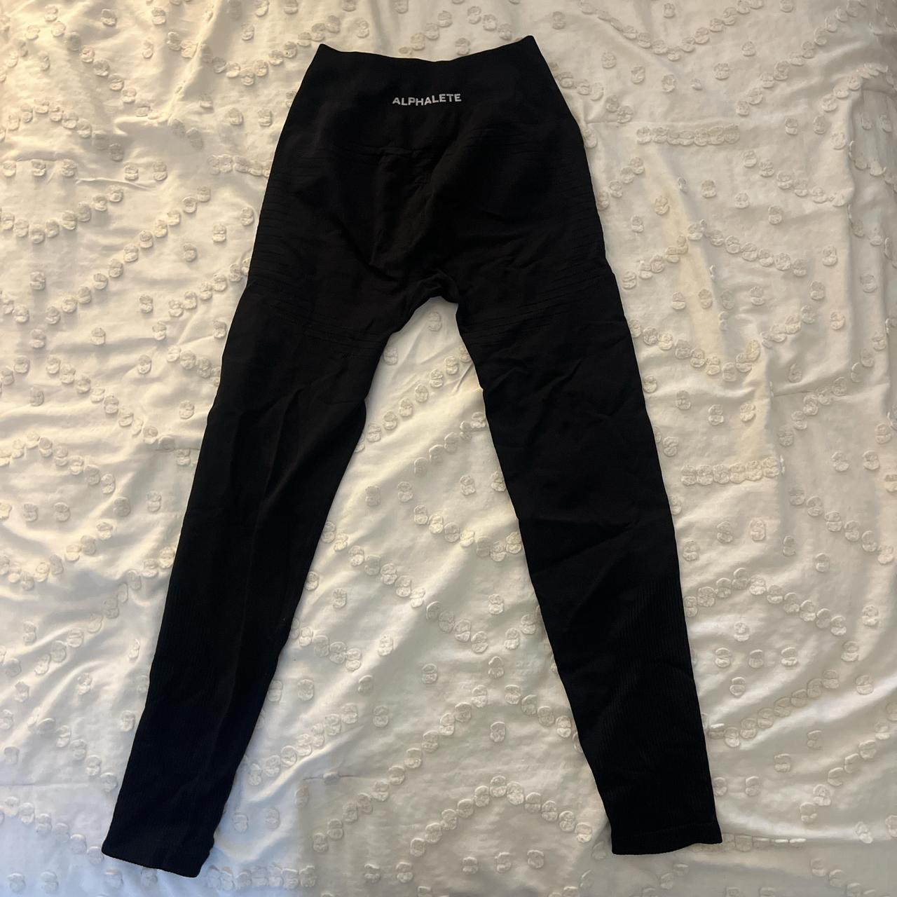 Alphalete leggings ozone leggings size s worn... Depop