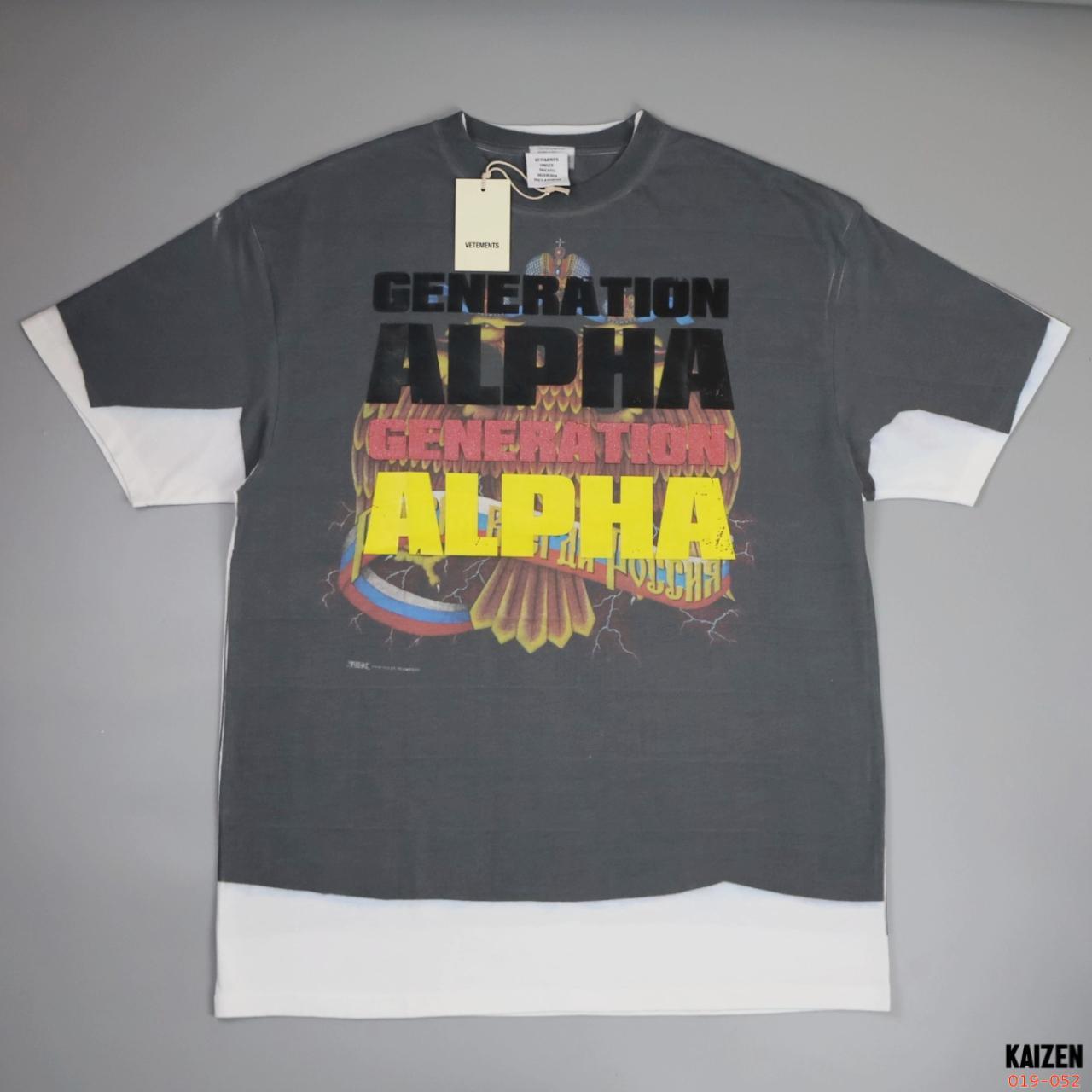 VETEMENTS - GENERATION ALPHA TROMPLE L'OEIL TEE -...