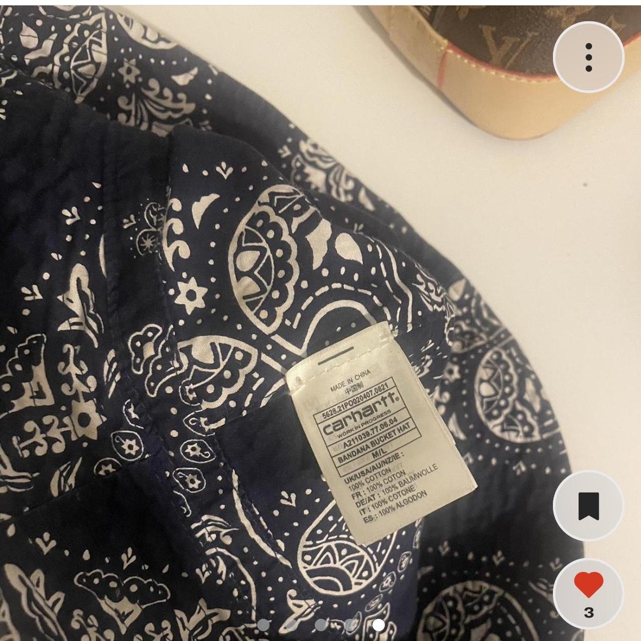 Carhartt バケットハット ペイズリー柄