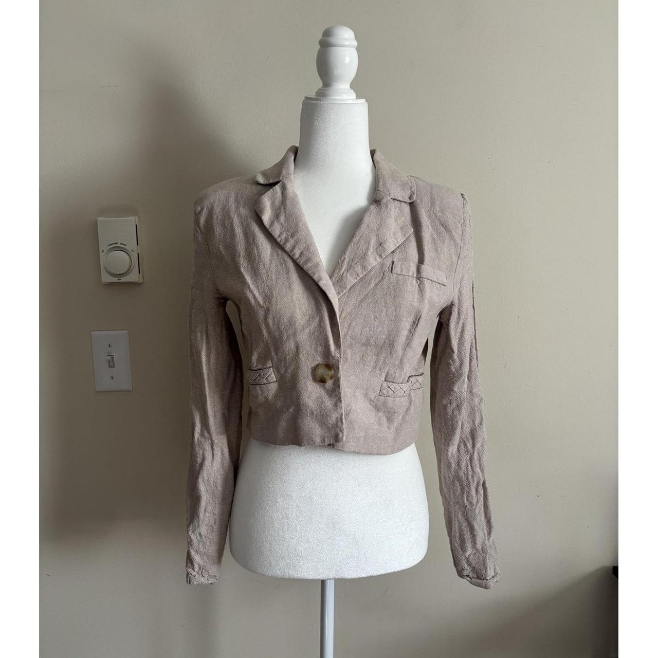 Jason Wu Women's Blazer Jacket - Tan - S – Jason … - image 1