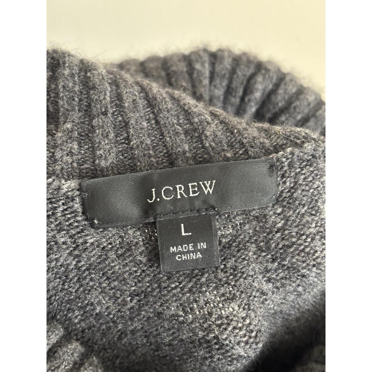J.Crew Women's Sweater - Grey - L – J Crew Turtle… - image 3