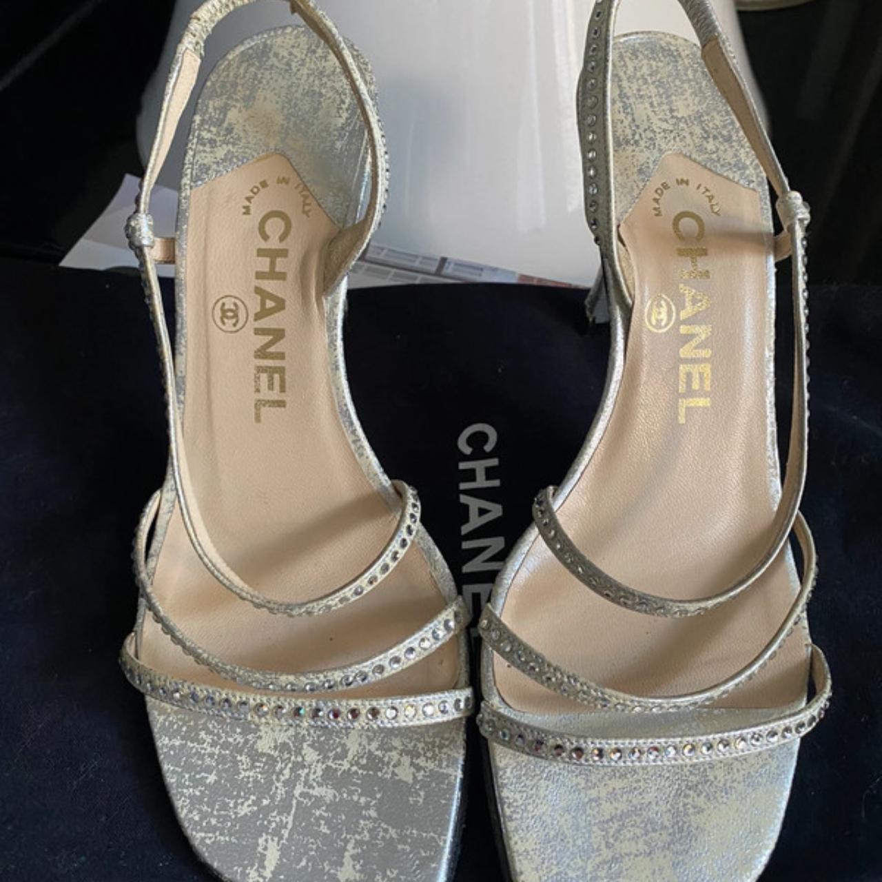 Chanel hot sale evening shoes