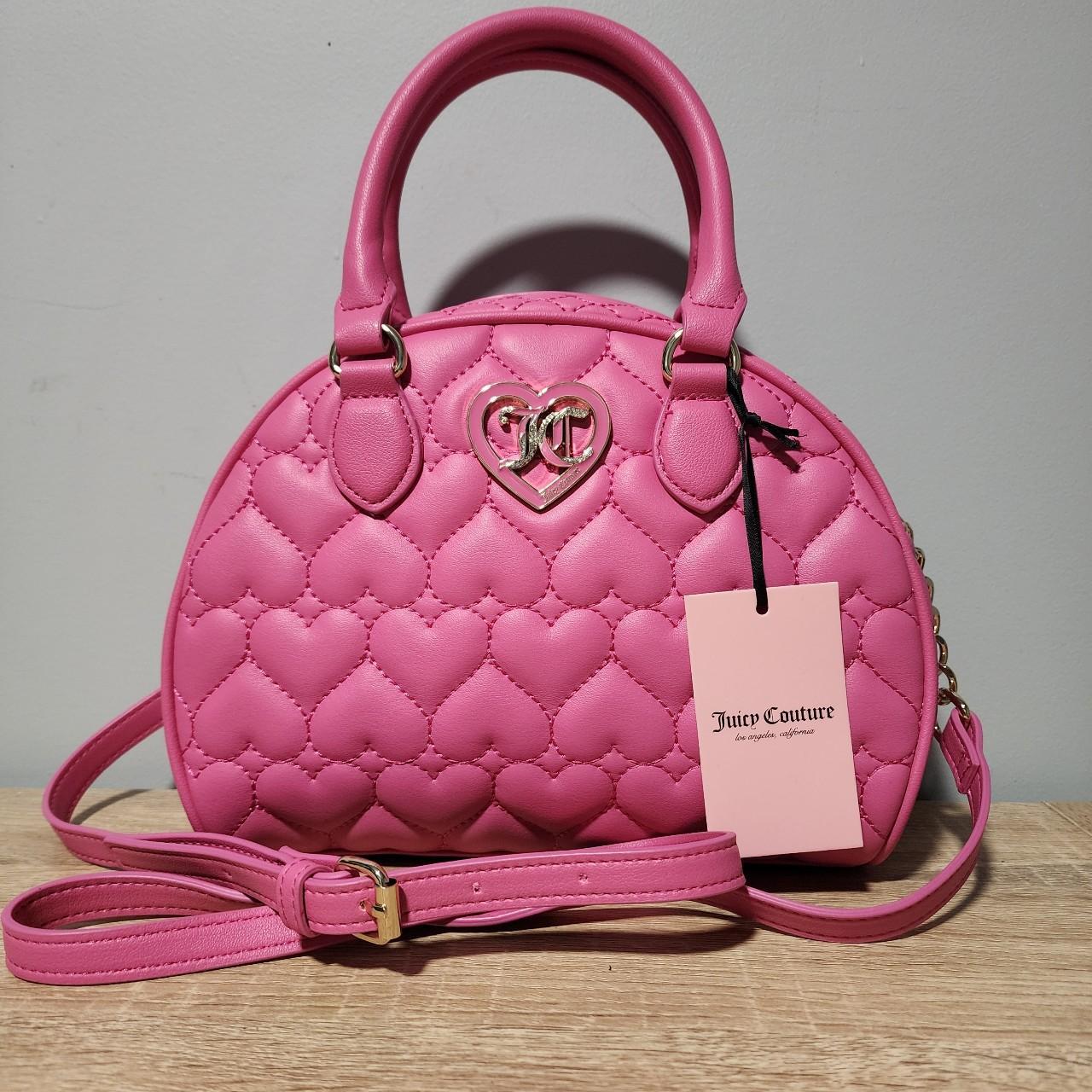 Juicy best Couture Pink & Black Dome Satchel