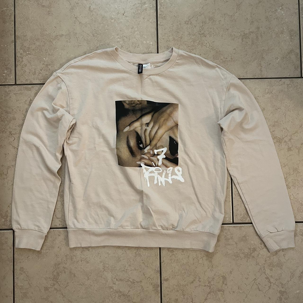 H&M Divided Ariana Grande Rings Sweatshirt Depop