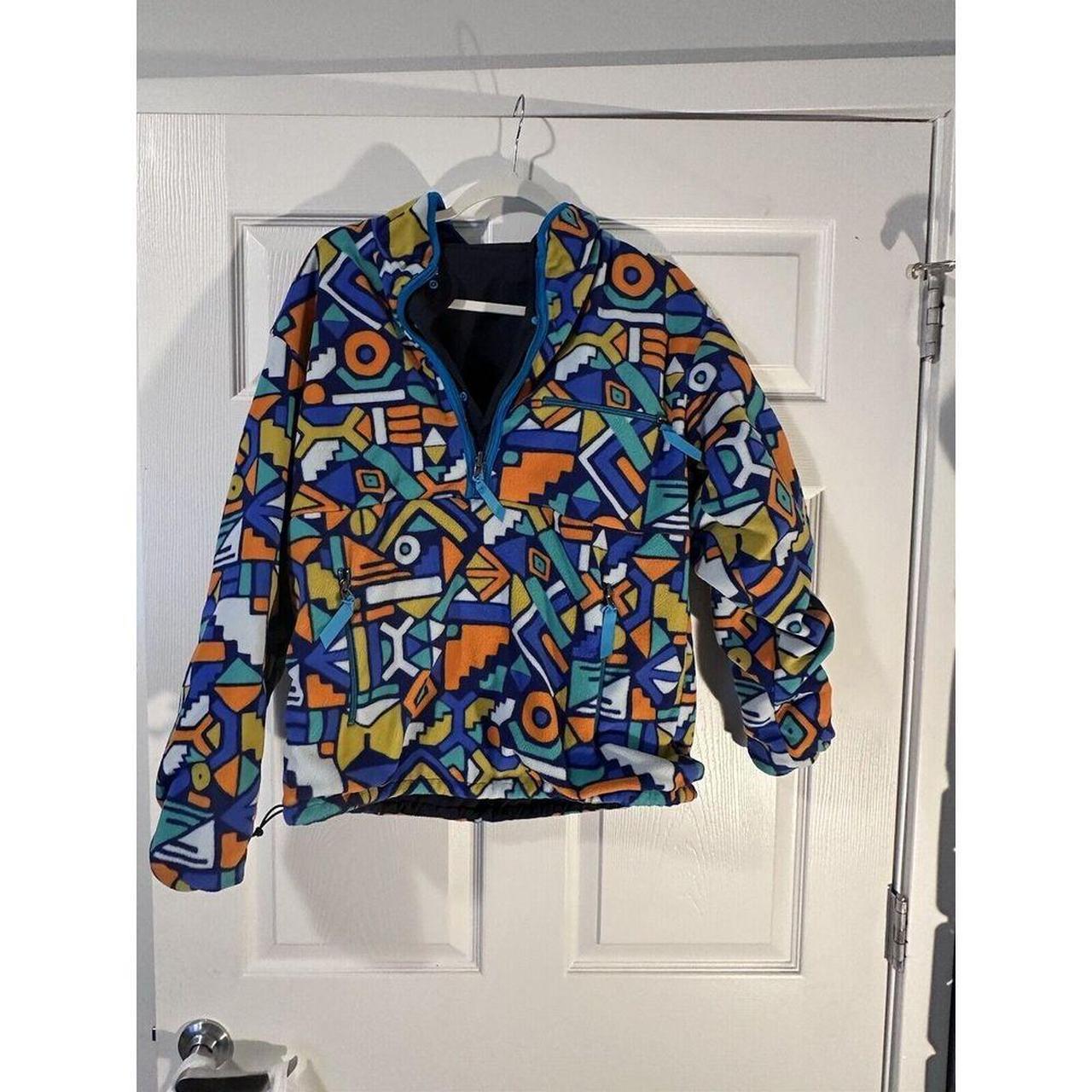 Chubbies REVERSIBLE Fleece Jacket Half Zip 80 s