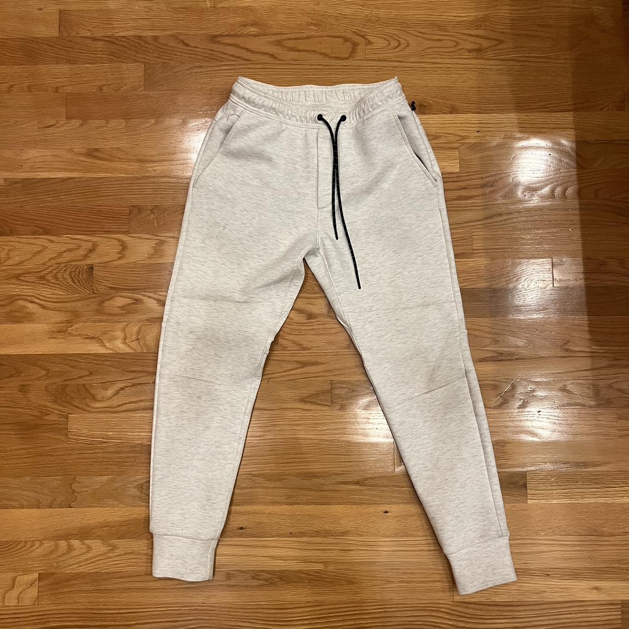 small white american eagle sweatpants, genuinely... - Depop