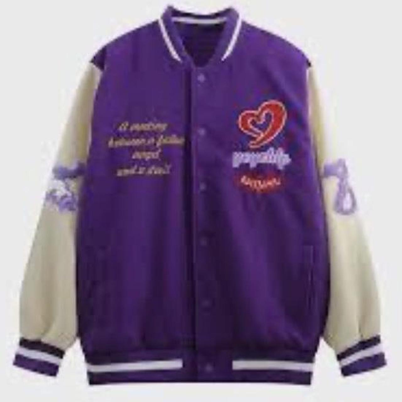 Aelfric Eden Men's Varsity Jacket - Purple - S – … - image 2