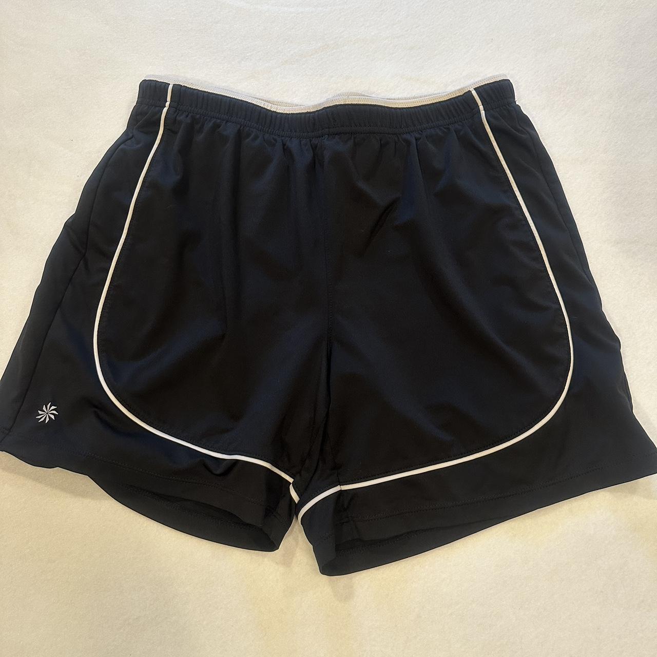 Women’s Athleta black athletic shorts size medium - Depop