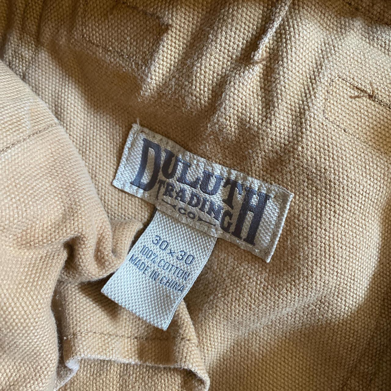 Deluth Trading Company work pants in an earthy grey - Depop