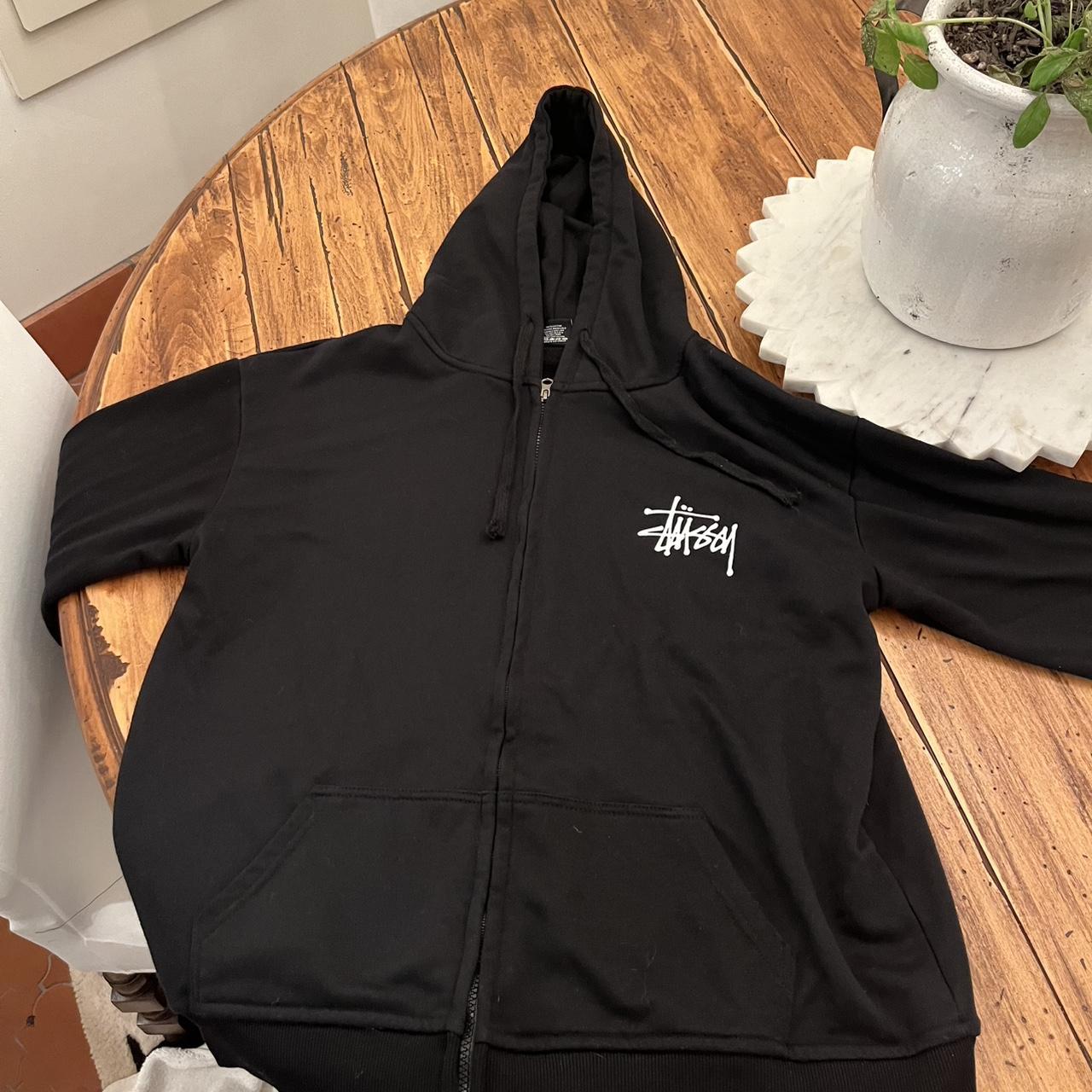 トップス Stussy 00s Logo Zip up Parka Stussy Stock Logo Zip Hoodie Grey Heather Men's - FW22 - US