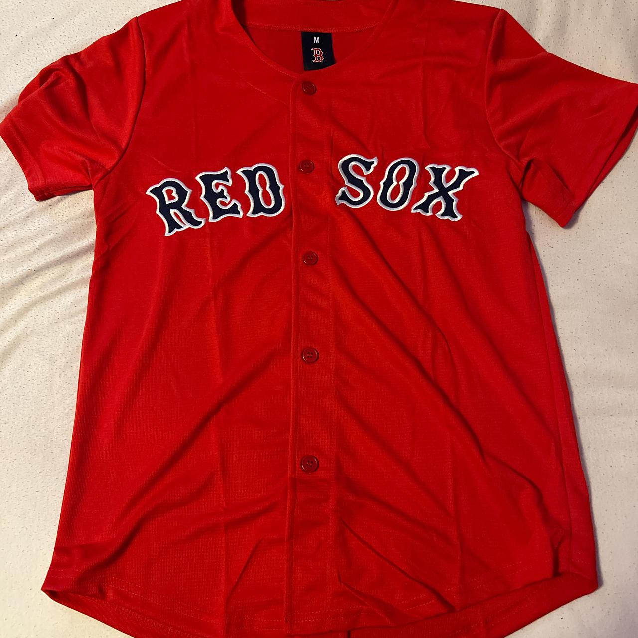 brand new no name boston red sox jersey size Depop