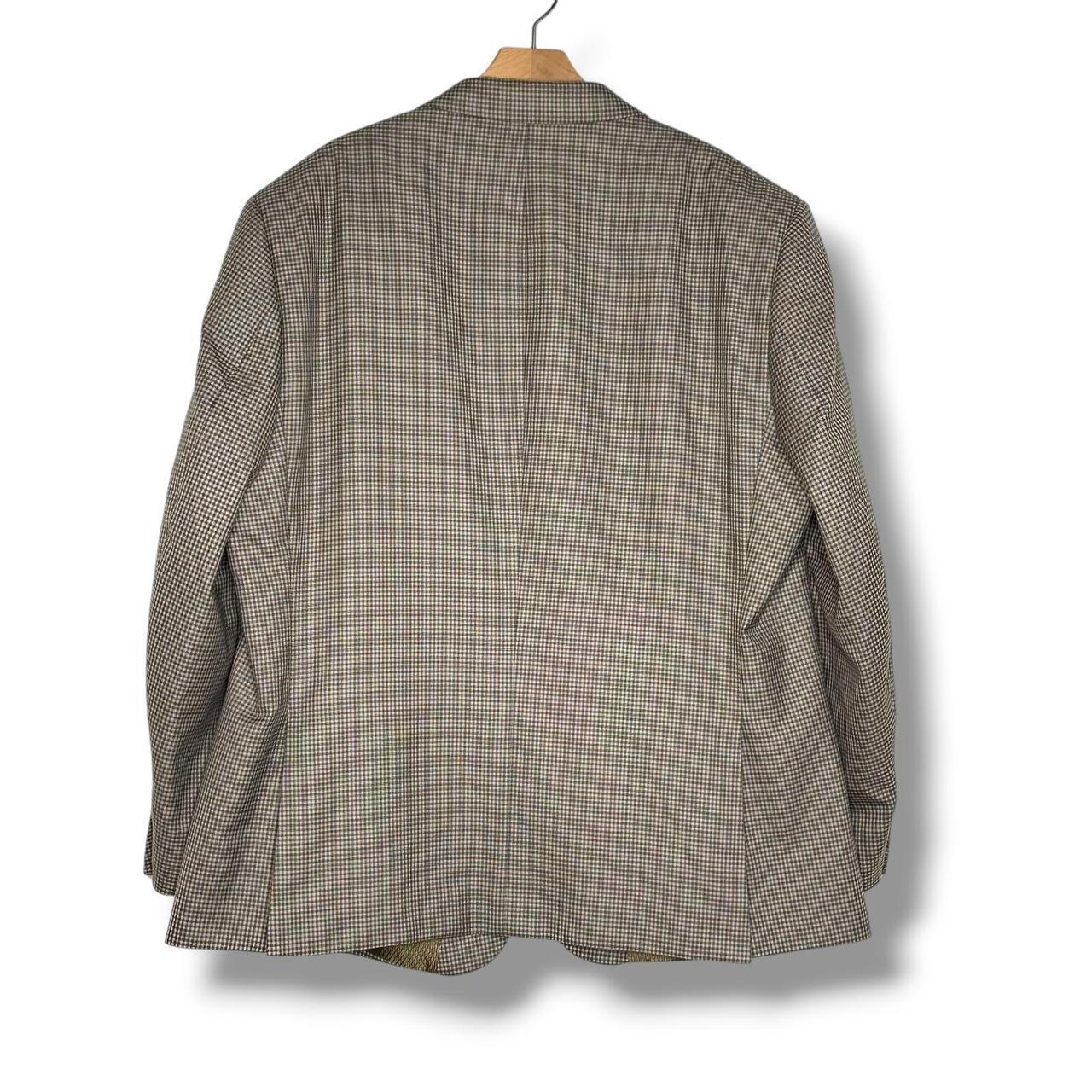 Preloved Men's Tailored jacket - Brown/Blue - XL … - image 2