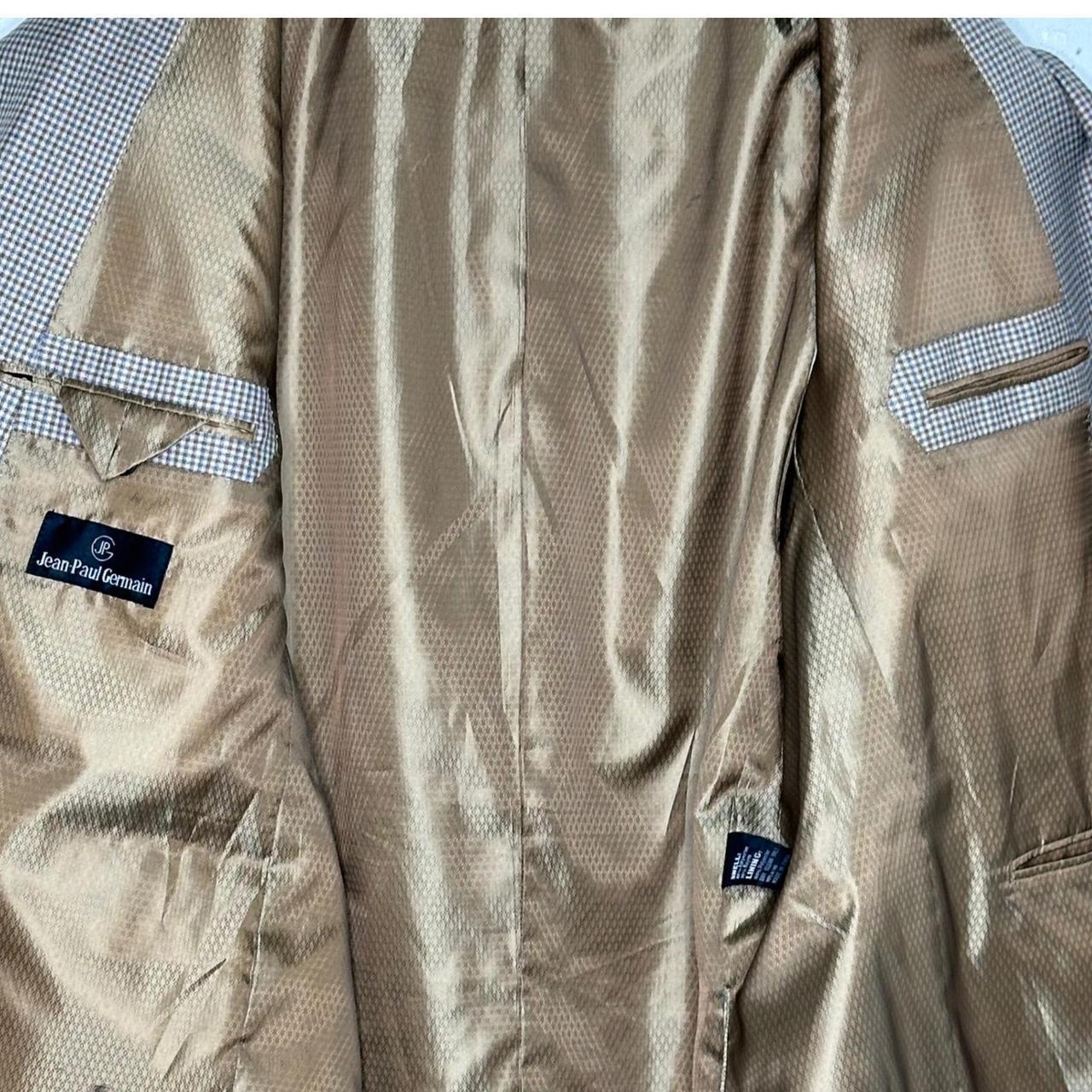 Preloved Men's Tailored jacket - Brown/Blue - XL … - image 7