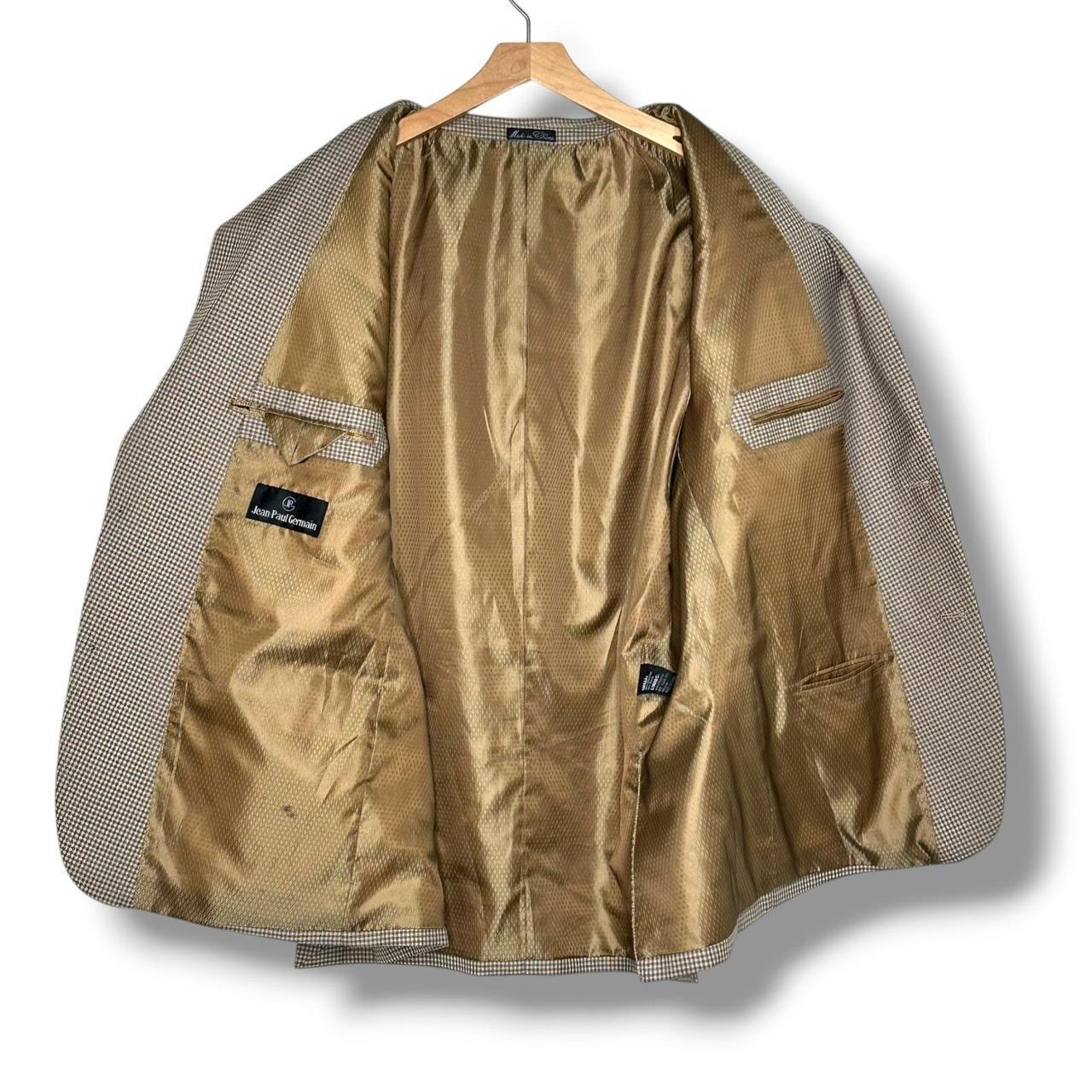 Preloved Men's Tailored jacket - Brown/Blue - XL … - image 4