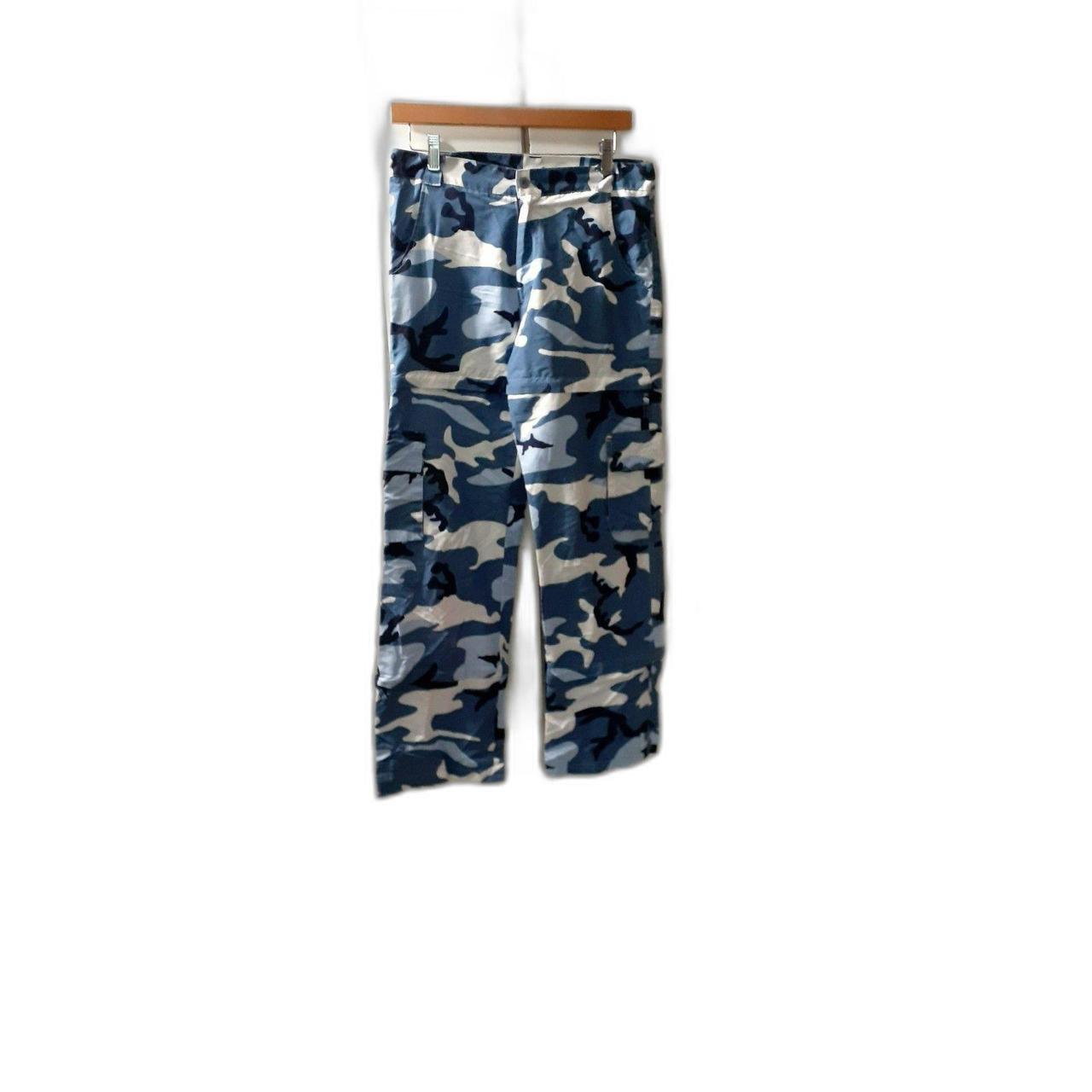 Source Unknown Women's Bootcut Cargo Pants - Blue… - image 2