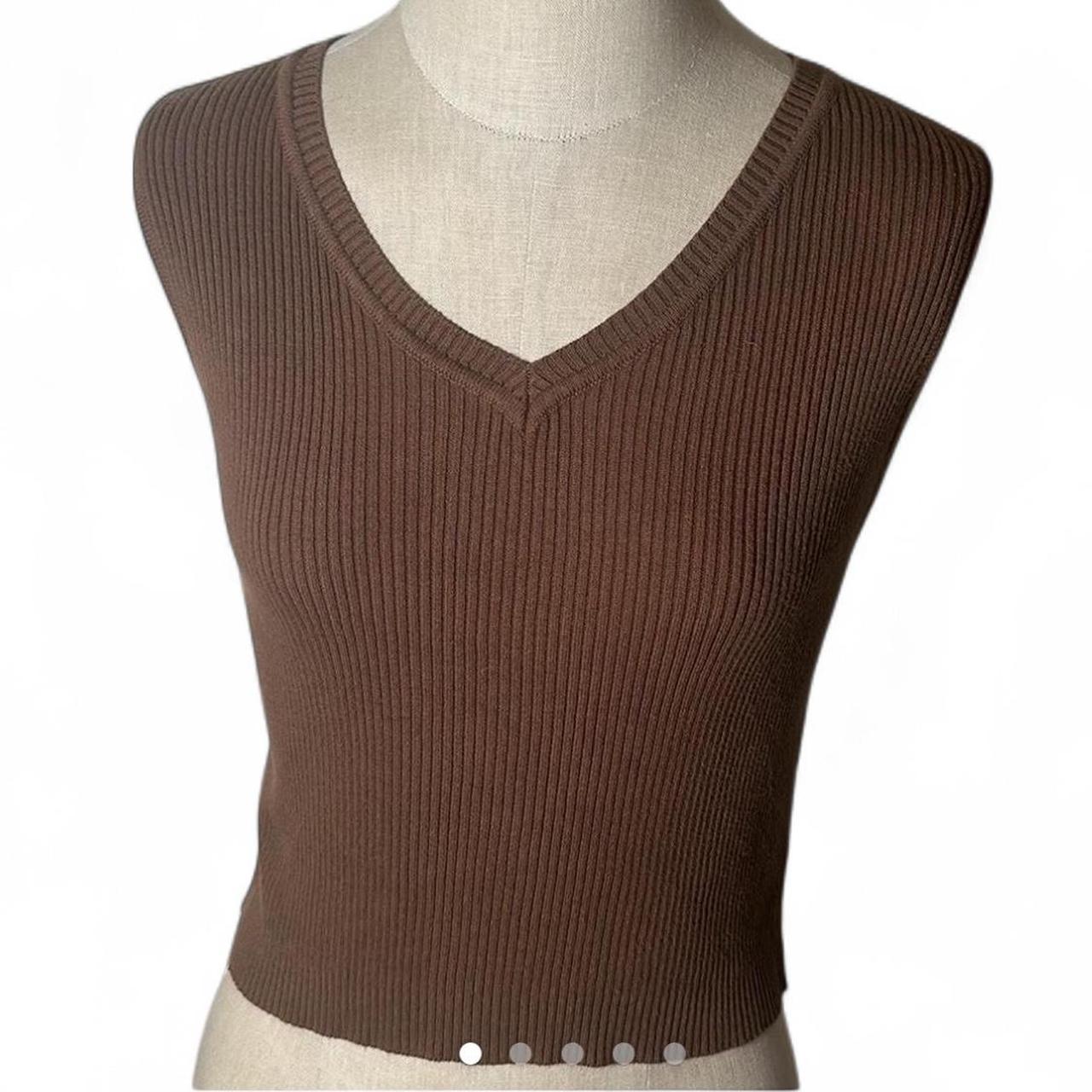 Brandy Melville Women's Tank top Brown S – Brandy Melville