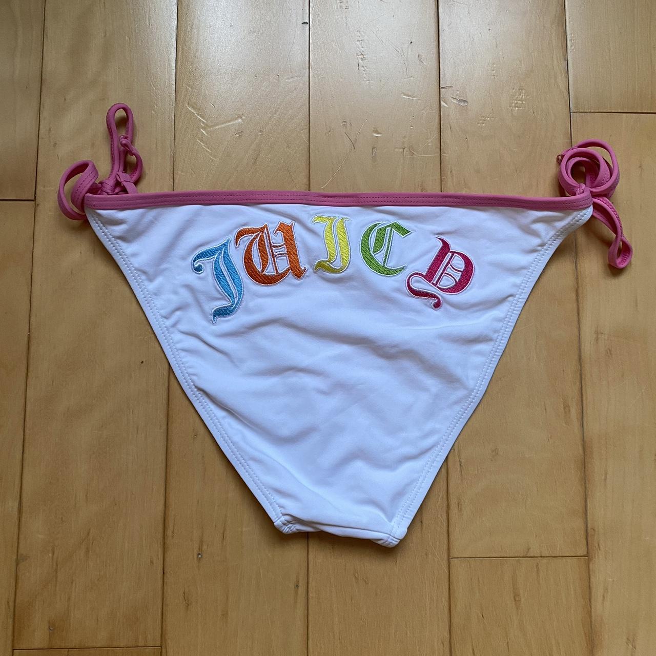 juicy couture white bottoms bikini ‼️ MESSAGE ME... - Depop