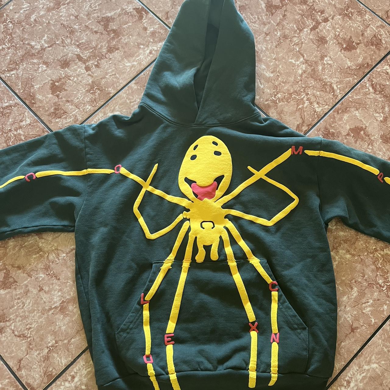 パーカー・フーディ Cactus Plant Flea Market ComplexCon Spider Legs Hoodie Green CPFM X COMPLEXCON SPIDER LEGS HOODIE | Depop