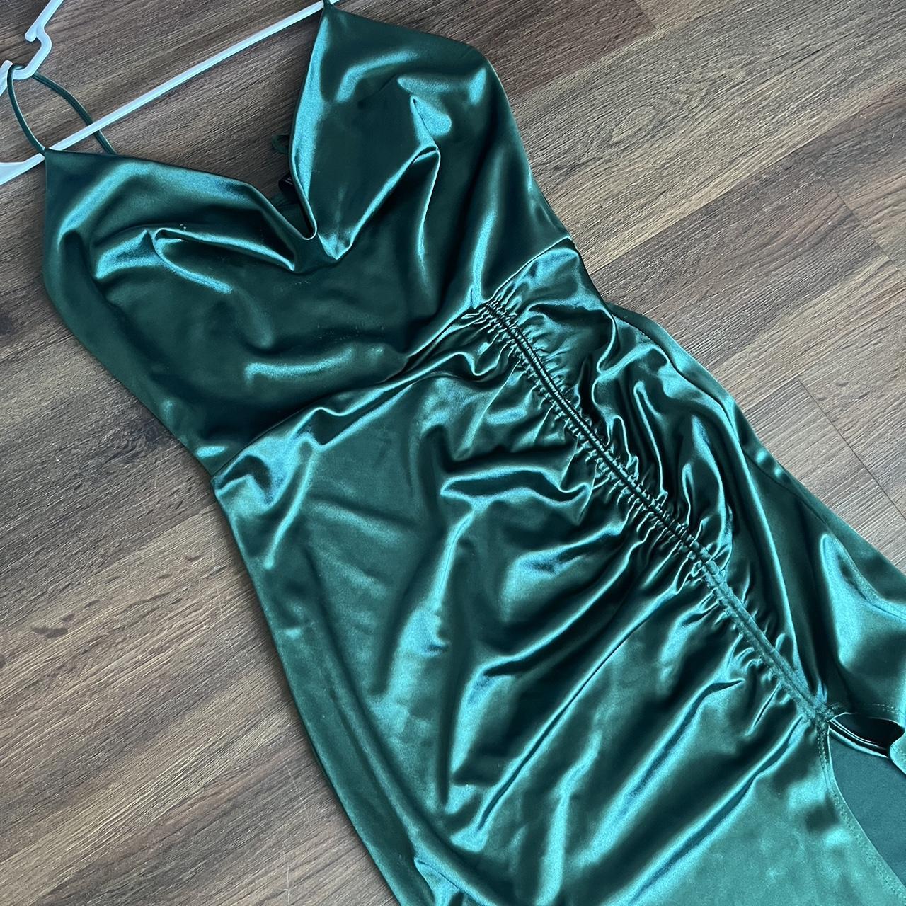 Dark Green Satin Dress Brand: Windsor