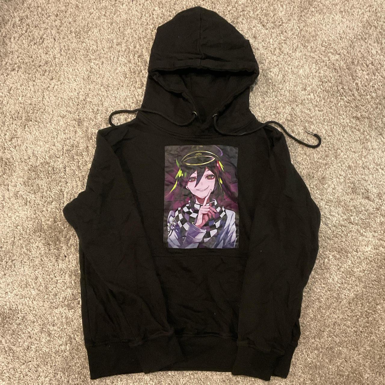 Danganronpa Kokichi Ouma hoodie black and. Depop