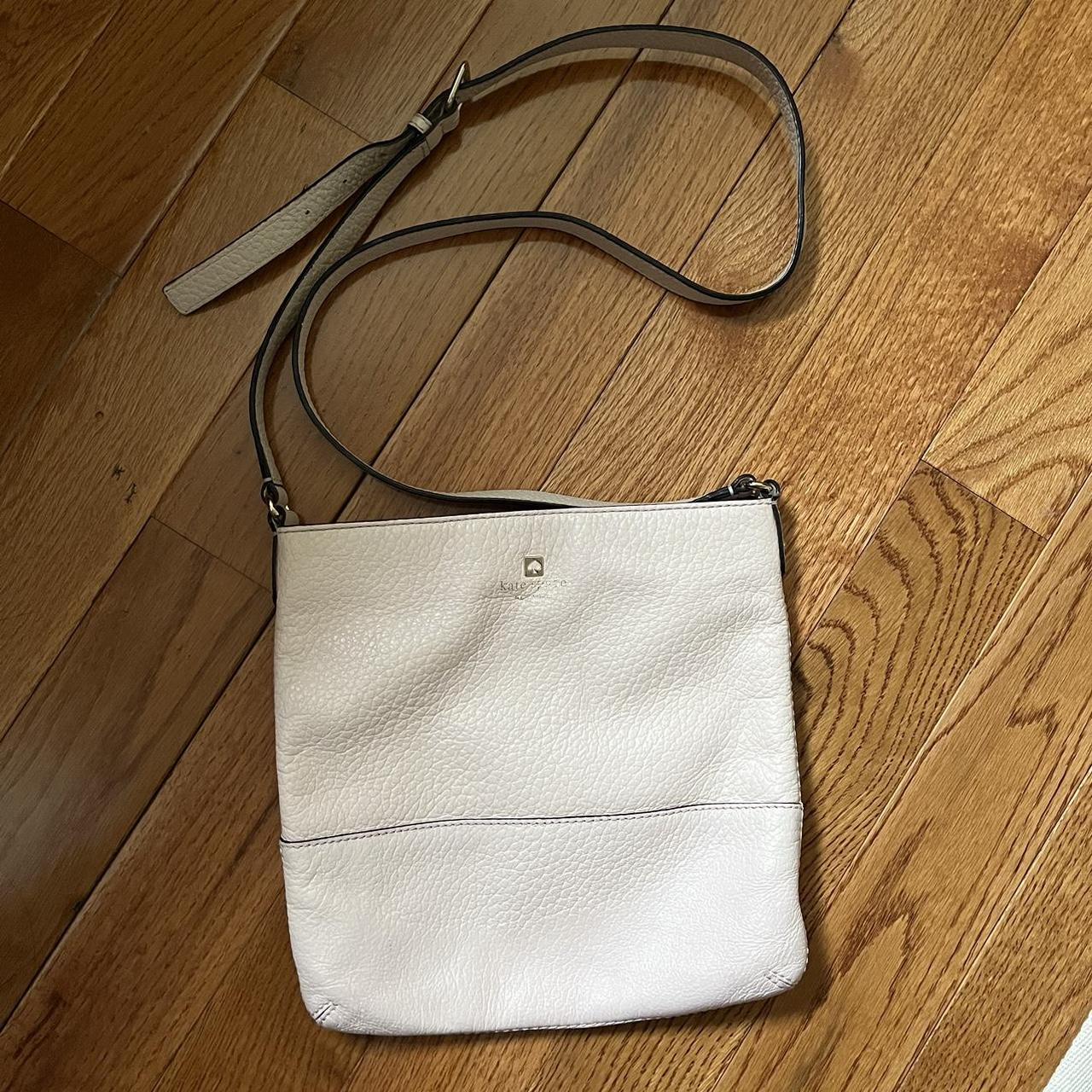 Kate Spade Light Pink Crossbody Leather Bag Color... Depop