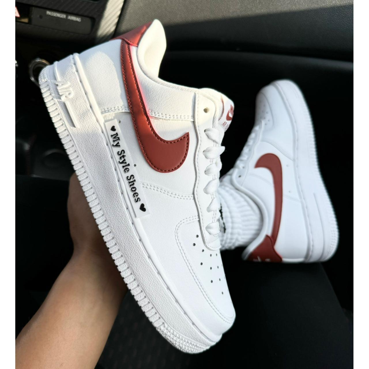 F32 SIZE 6.5 WOMEN S NIKE AIR FORCE 1 07 WHITE Depop