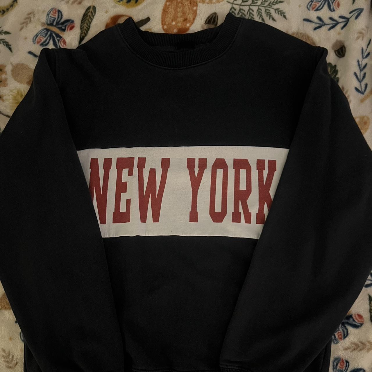 John Galt Brandy Melville Hoodie Women's One Size Red New York Pullover  Sweater