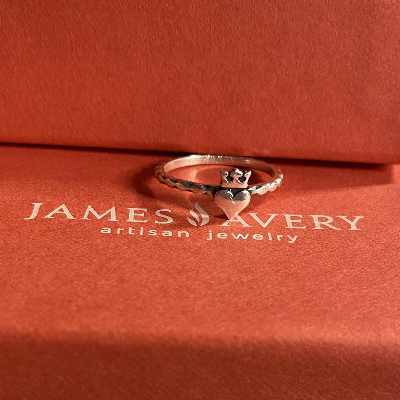 James Avery Queen of my heart ring 👑🤍 Size Depop