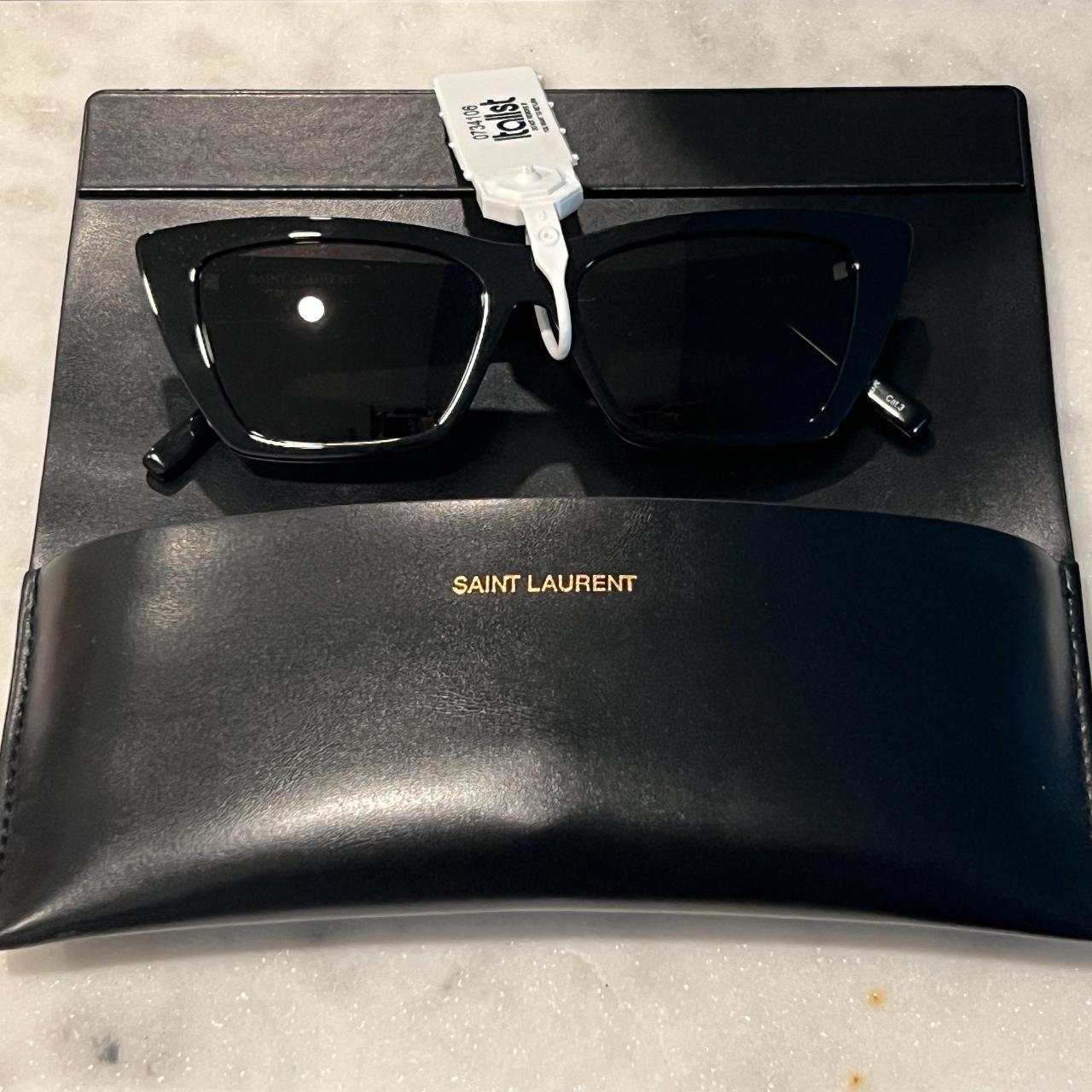 Saint Laurent Eyewear SL 276 Mica Sunglasses in... - Depop