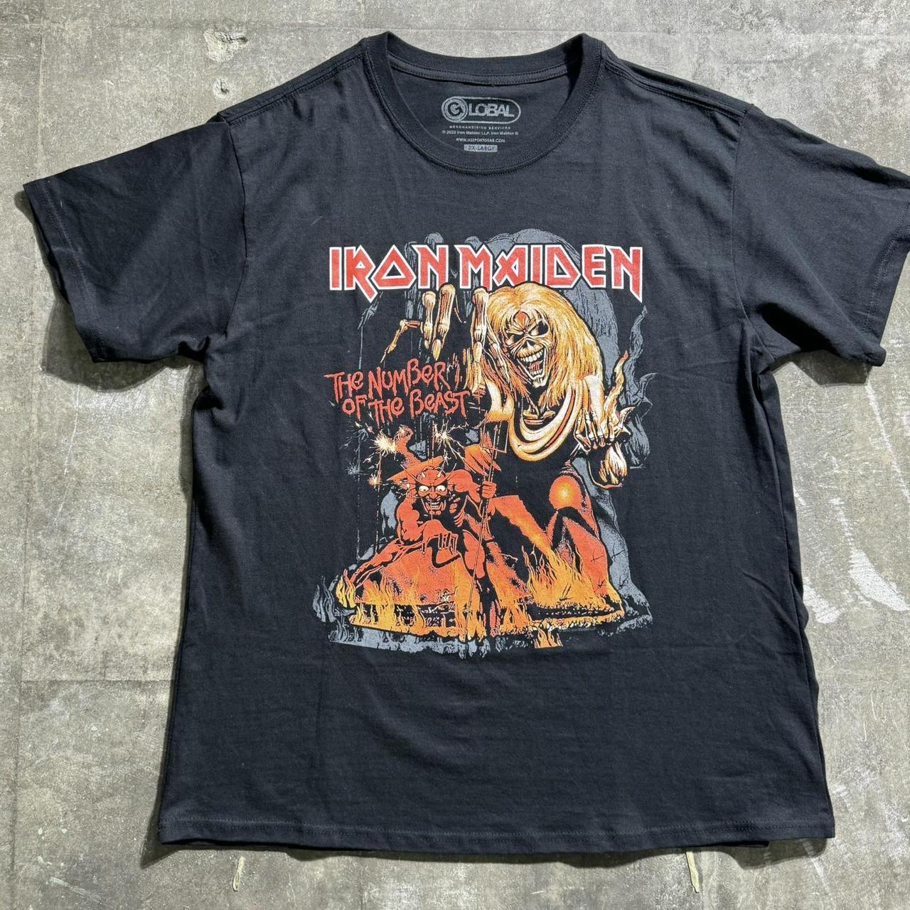 Iron Maiden rock band tee #rockband #rock #ironmaiden - Depop