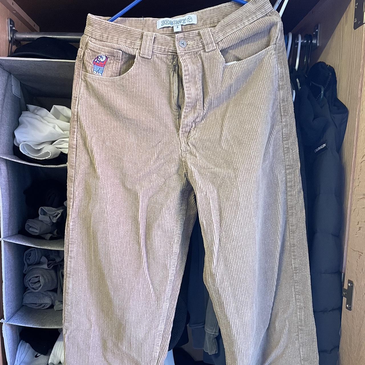 Small Big Boy corduroy pants (fits like L).... - Depop