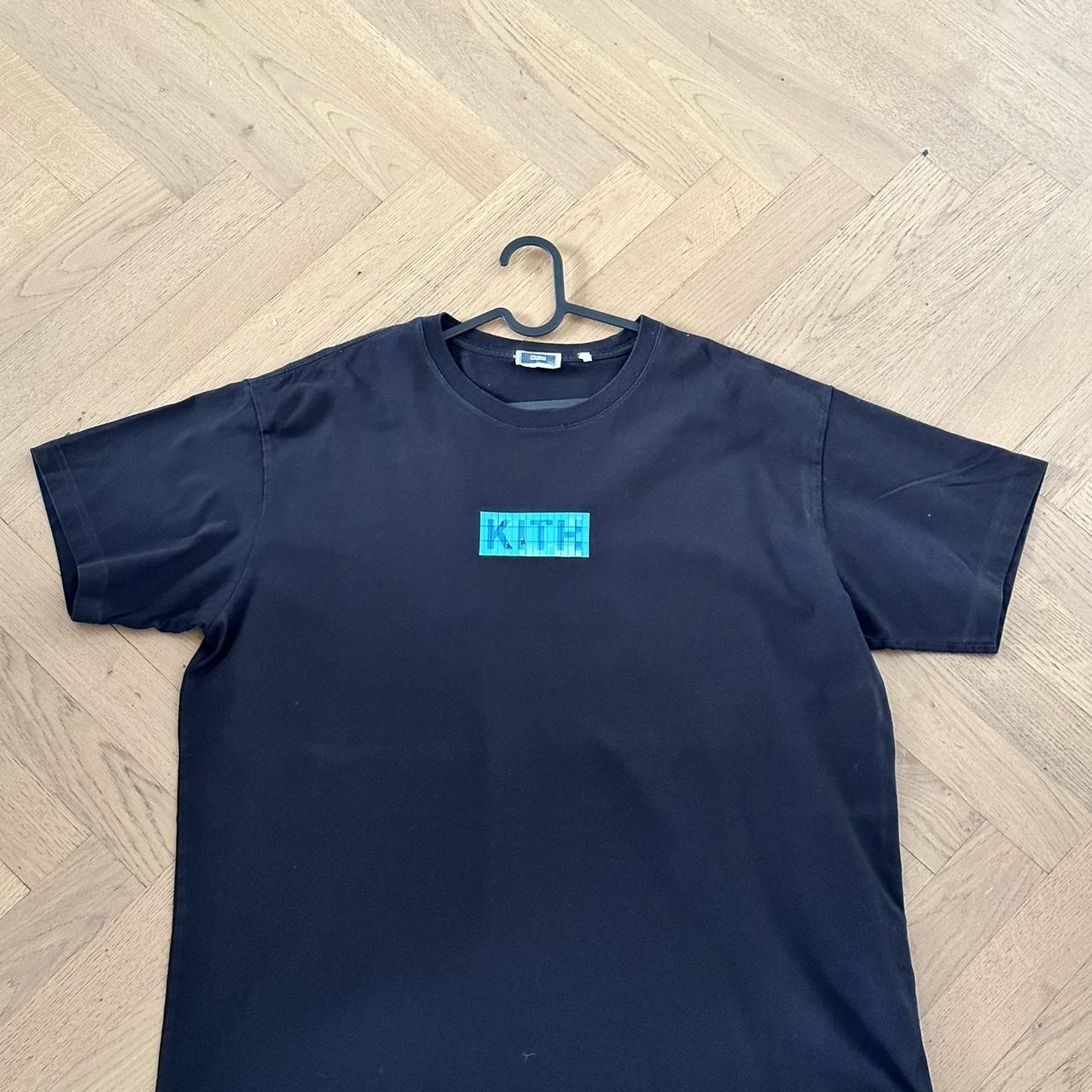Xxl black kith T-shirt with men at work logo - Depop