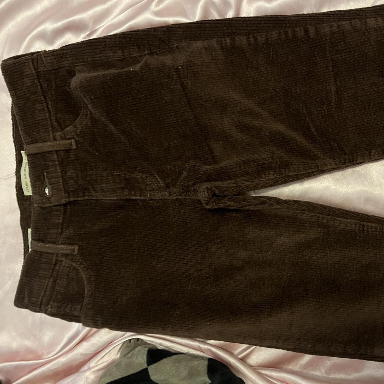 brown corduroy levi pants. soft and comfortable.... - Depop