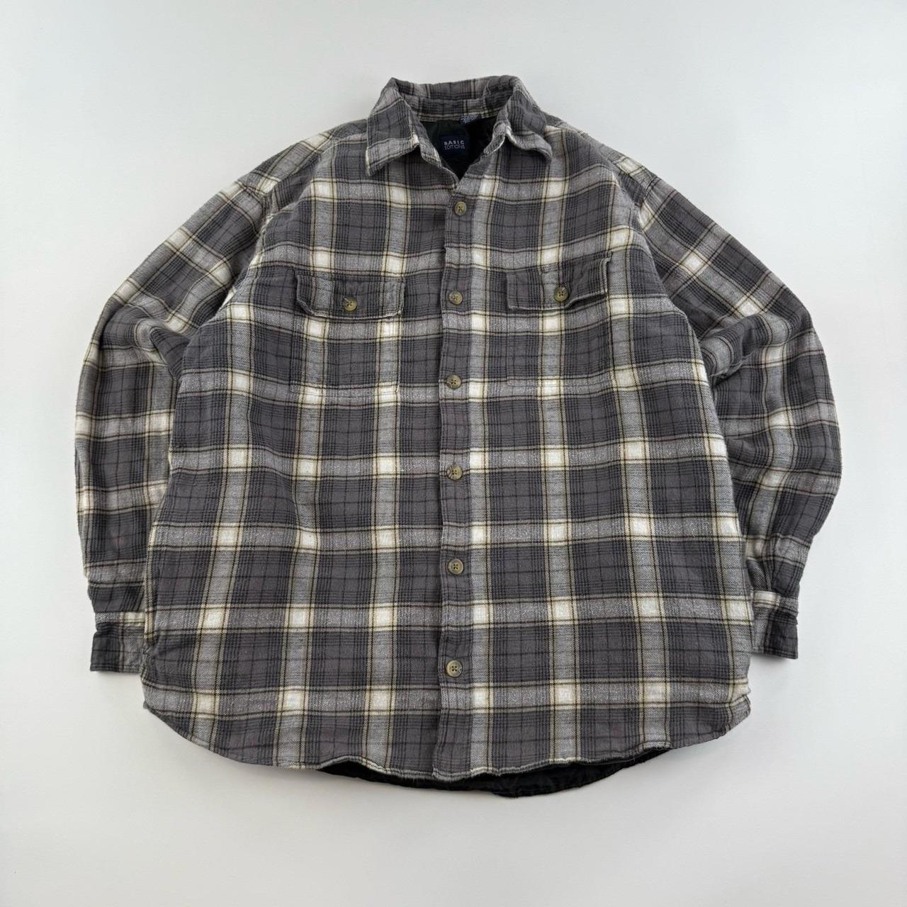 Basic Editions Men's Shirt - Grey - M – Basic Edi… - image 1