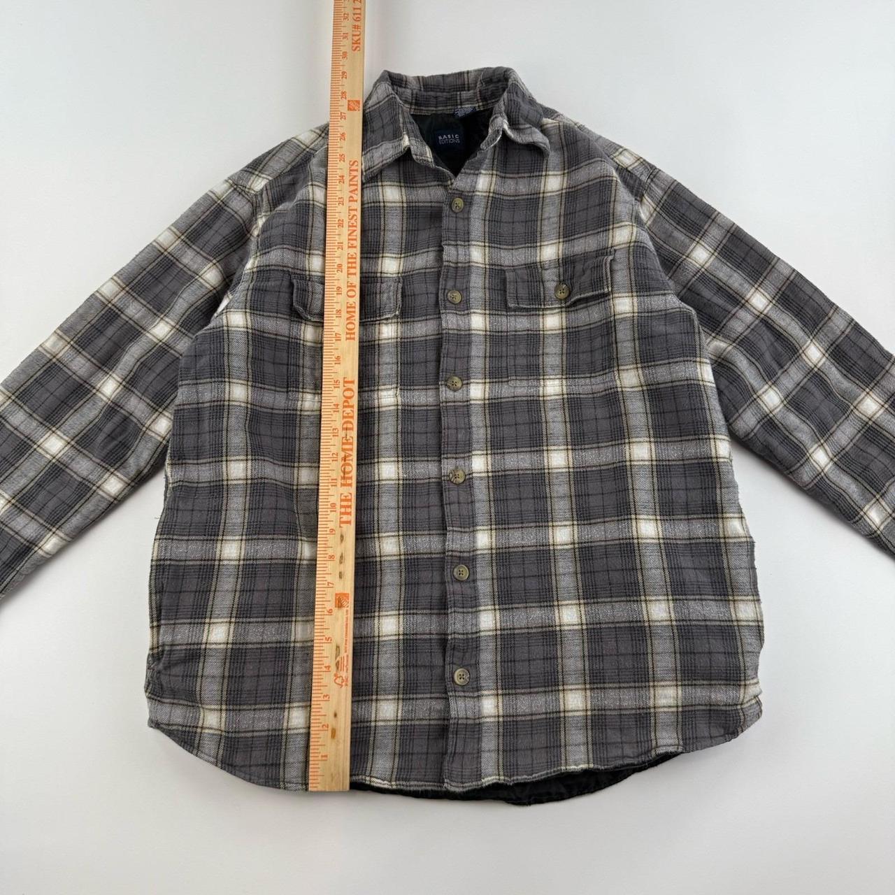 Basic Editions Men's Shirt - Grey - M – Basic Edi… - image 4