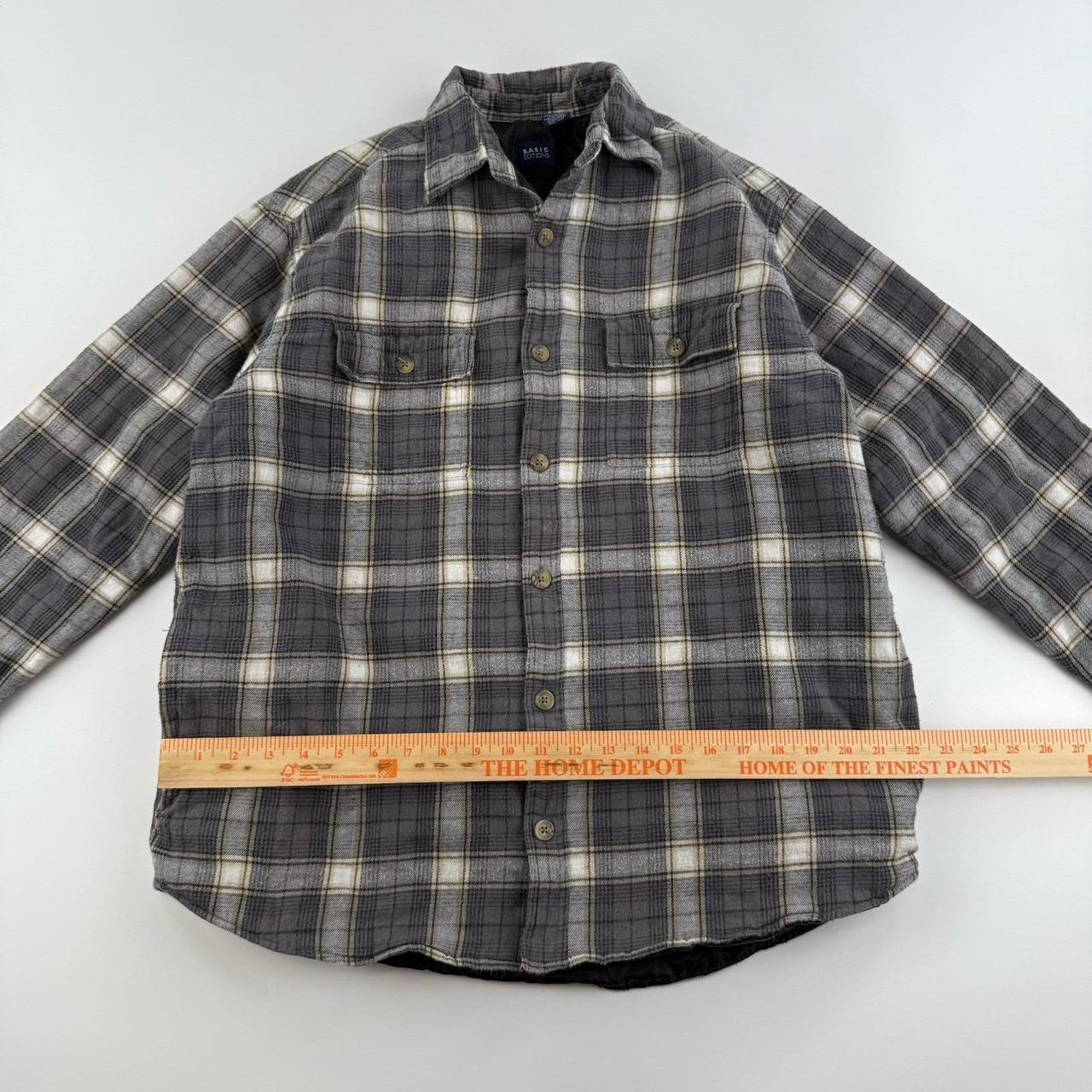 Basic Editions Men's Shirt - Grey - M – Basic Edi… - image 5