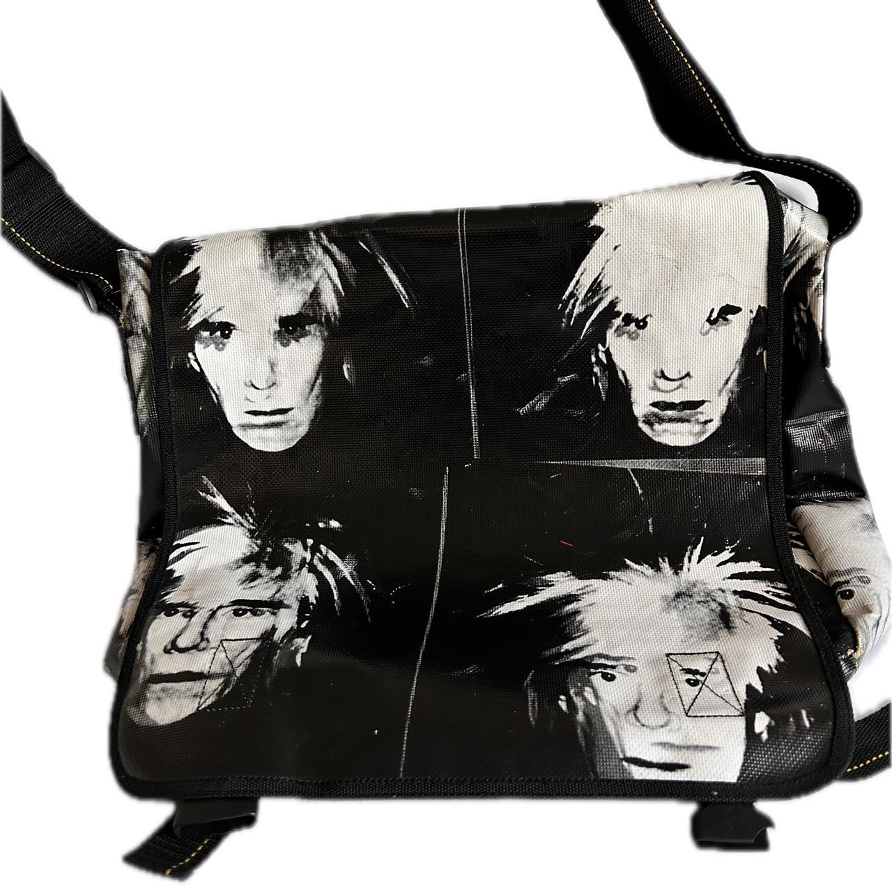 Andy Warhol Gun print messenger bag in perfect | Depop