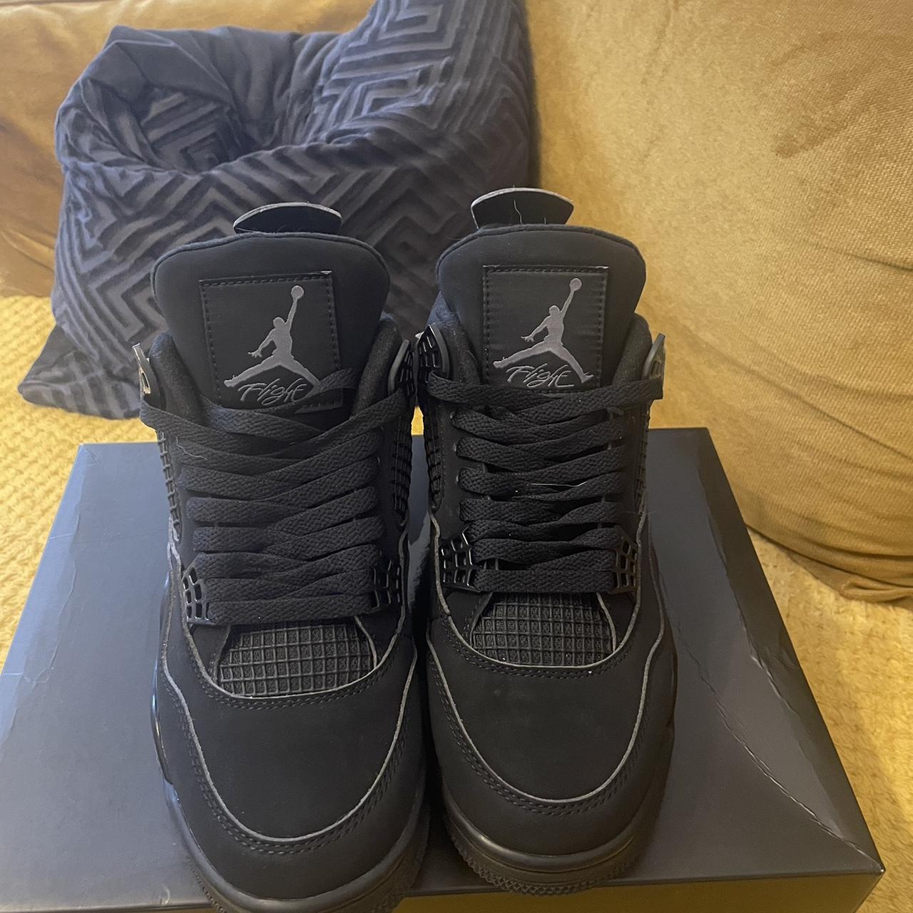men's jordan 4 black cat size 8