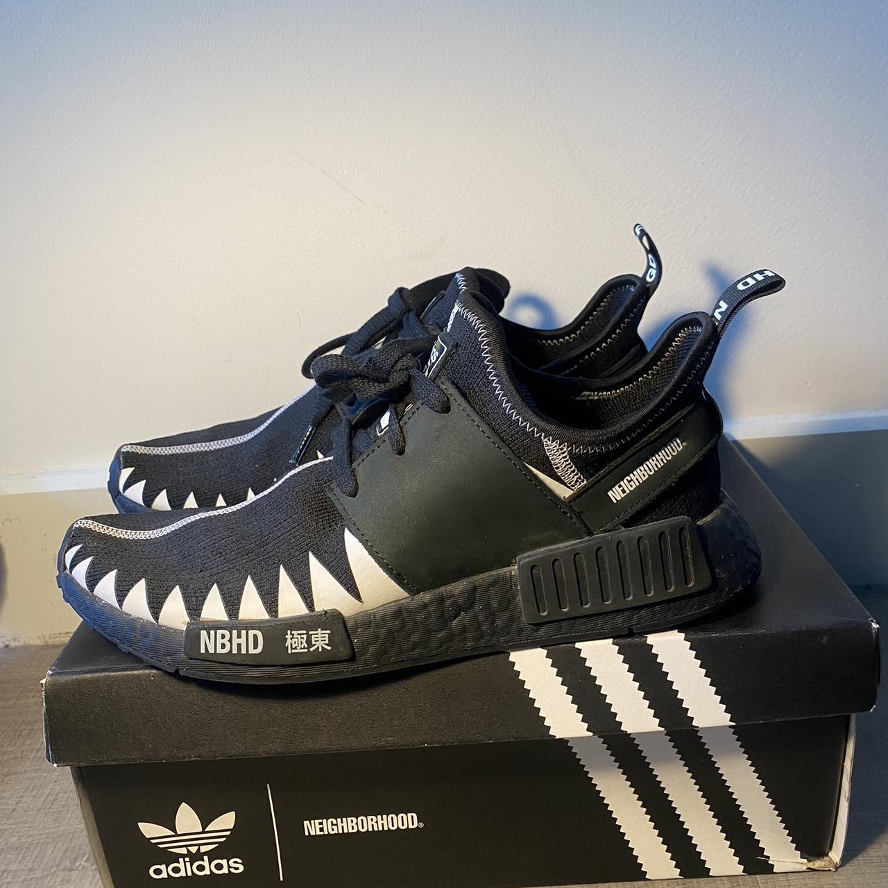 Adidas NMD r1 Neighborhood core black size 7.5 . Depop