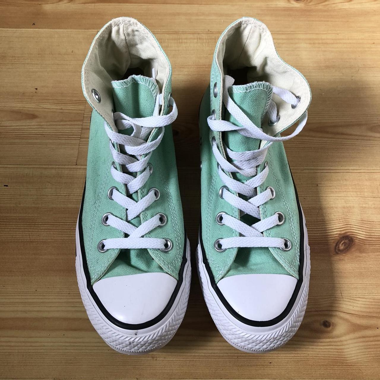 Mint green converse uk best sale