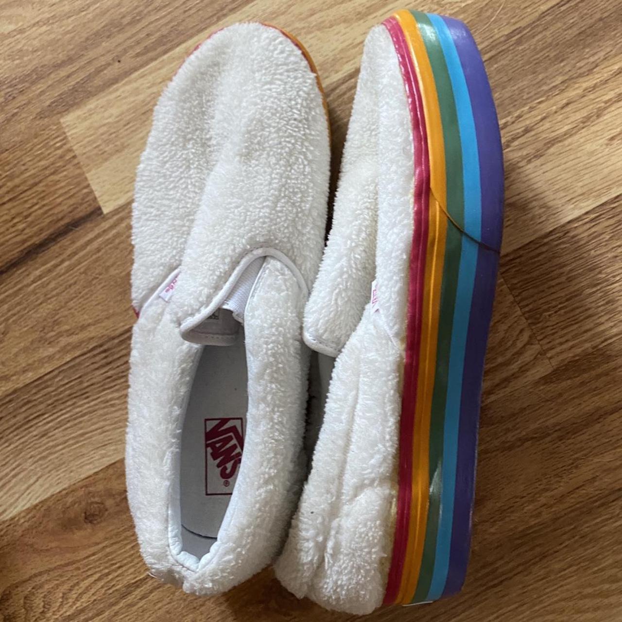 Vans sale rainbow soles