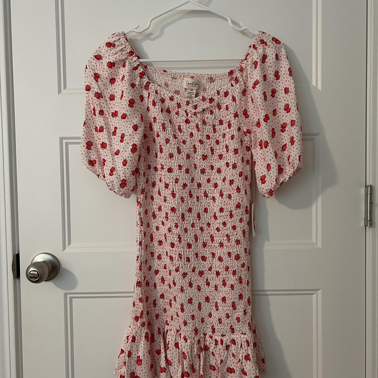 Jessica Simpson strawberry dress - never worn - tags on - Depop