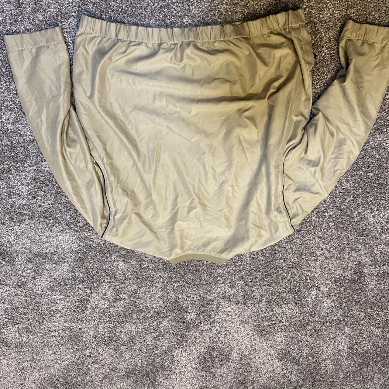 Men's Cream and Khaki Jacket (2)